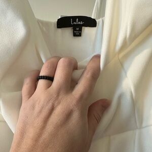 Lulu's Cream Mini Dress